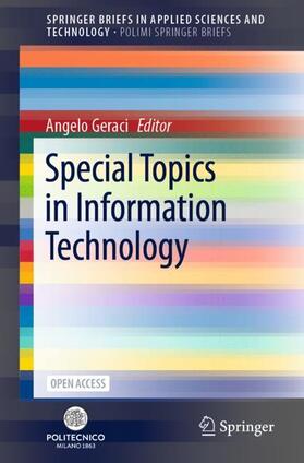 Geraci |  Special Topics in Information Technology | Buch |  Sack Fachmedien