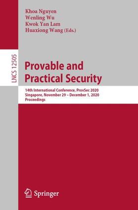 Nguyen / Wang / Wu |  Provable and Practical Security | Buch |  Sack Fachmedien