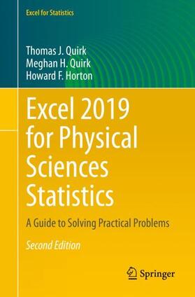 Quirk / Horton |  Excel 2019 for Physical Sciences Statistics | Buch |  Sack Fachmedien
