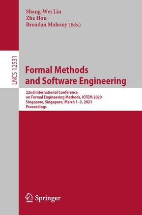 Lin / Mahony / Hou |  Formal Methods and Software Engineering | Buch |  Sack Fachmedien