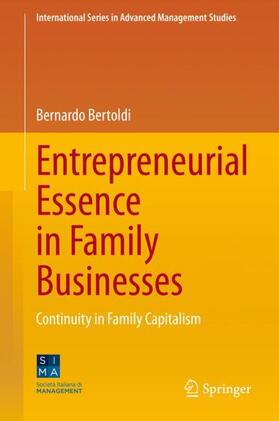 Bertoldi |  Entrepreneurial Essence in Family Businesses | Buch |  Sack Fachmedien