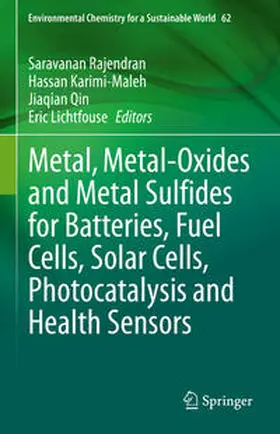 Rajendran / Karimi-Maleh / Qin |  Metal, Metal-Oxides and Metal Sulfides for Batteries, Fuel Cells, Solar Cells, Photocatalysis and Health Sensors | eBook | Sack Fachmedien