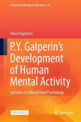 Engeness |  P.Y. Galperin's  Development of Human Mental Activity | Buch |  Sack Fachmedien