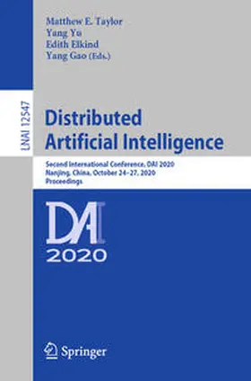 Taylor / Yu / Elkind |  Distributed Artificial Intelligence | eBook | Sack Fachmedien