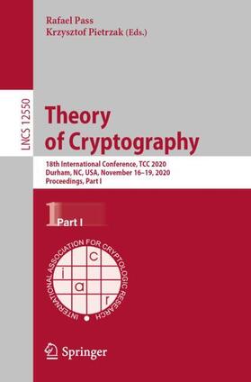 Pietrzak / Pass |  Theory of Cryptography | Buch |  Sack Fachmedien