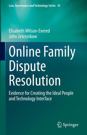 Zeleznikow / Wilson-Evered |  Online Family Dispute Resolution | Buch |  Sack Fachmedien