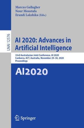 Gallagher / Lakshika / Moustafa |  AI 2020: Advances in Artificial Intelligence | Buch |  Sack Fachmedien