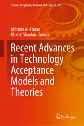 Al-Emran / Shaalan |  Recent Advances in Technology Acceptance Models and Theories | eBook | Sack Fachmedien