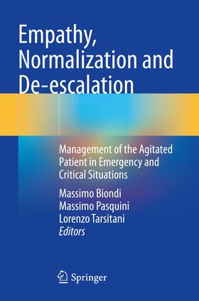 Biondi / Tarsitani / Pasquini |  Empathy, Normalization and De-escalation | Buch |  Sack Fachmedien