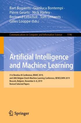 Bogaerts / Bontempi / Geurts |  Artificial Intelligence and Machine Learning | Buch |  Sack Fachmedien