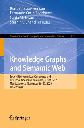 Villazón-Terrazas / Shandilya / Ortiz-Rodríguez |  Knowledge Graphs and Semantic Web | Buch |  Sack Fachmedien