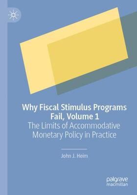 Heim |  Why Fiscal Stimulus Programs Fail, Volume 1 | Buch |  Sack Fachmedien