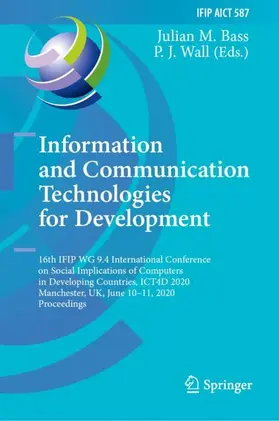 Wall / Bass |  Information and Communication Technologies for Development | Buch |  Sack Fachmedien