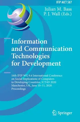 Wall / Bass |  Information and Communication Technologies for Development | Buch |  Sack Fachmedien