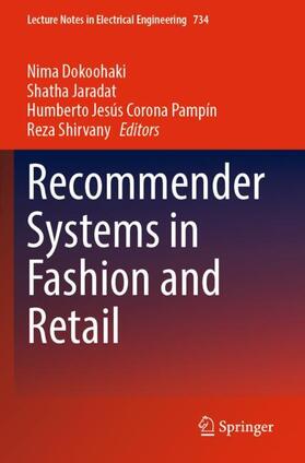 Dokoohaki / Shirvany / Jaradat |  Recommender Systems in Fashion and Retail | Buch |  Sack Fachmedien