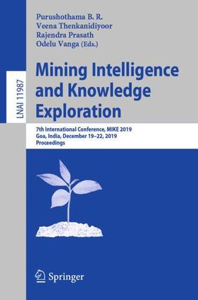 B. R. / Vanga / Thenkanidiyoor |  Mining Intelligence and Knowledge Exploration | Buch |  Sack Fachmedien