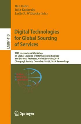 Oshri / Willcocks / Kotlarsky | Digital Technologies for Global Sourcing of Services | Buch | 978-3-030-66833-4 | sack.de