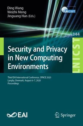 Wang / Han / Meng |  Security and Privacy in New Computing Environments | Buch |  Sack Fachmedien