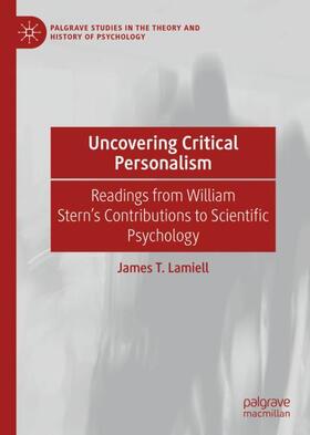 Lamiell |  Uncovering Critical Personalism | Buch |  Sack Fachmedien