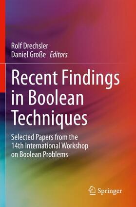 Große / Drechsler |  Recent Findings in Boolean Techniques | Buch |  Sack Fachmedien