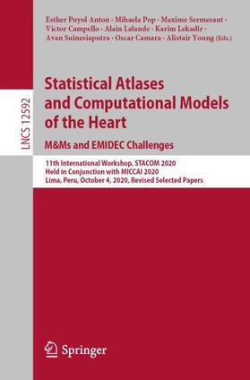 Puyol Anton / Pop / Sermesant |  Statistical Atlases and Computational Models of the Heart. M&Ms and EMIDEC Challenges | Buch |  Sack Fachmedien