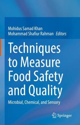 Shafiur Rahman / Khan |  Techniques to Measure Food Safety and Quality | Buch |  Sack Fachmedien