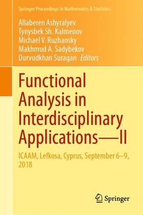 Ashyralyev / Kalmenov / Suragan |  Functional Analysis in Interdisciplinary Applications¿II | Buch |  Sack Fachmedien
