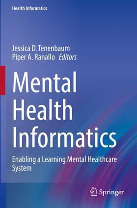Ranallo / Tenenbaum |  Mental Health Informatics | Buch |  Sack Fachmedien
