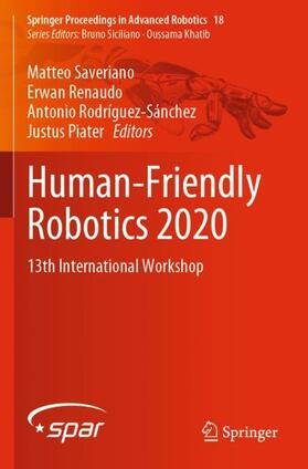 Saveriano / Piater / Renaudo |  Human-Friendly Robotics 2020 | Buch |  Sack Fachmedien