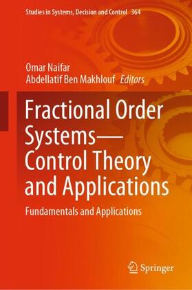 Ben Makhlouf / Naifar |  Fractional Order Systems¿Control Theory and Applications | Buch |  Sack Fachmedien