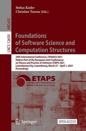 Tasson / Kiefer |  Foundations of Software Science and Computation Structures | Buch |  Sack Fachmedien