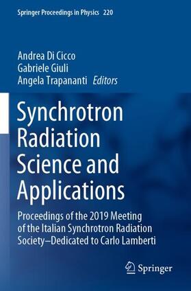 Di Cicco / Trapananti / Giuli |  Synchrotron Radiation Science and Applications | Buch |  Sack Fachmedien