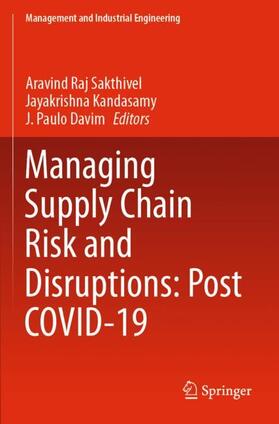 Sakthivel / Davim / Kandasamy |  Managing Supply Chain Risk and Disruptions: Post COVID-19 | Buch |  Sack Fachmedien