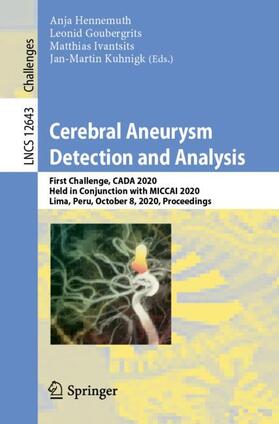 Hennemuth / Kuhnigk / Goubergrits |  Cerebral Aneurysm Detection and Analysis | Buch |  Sack Fachmedien