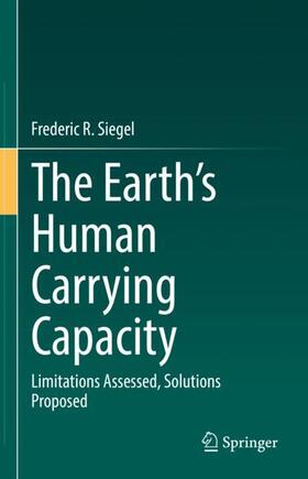 Siegel |  The Earth¿s Human Carrying Capacity | Buch |  Sack Fachmedien