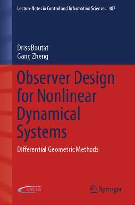 Zheng / Boutat |  Observer Design for Nonlinear Dynamical Systems | Buch |  Sack Fachmedien