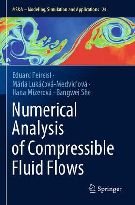 Feireisl / She / Lukácová-Medvidová |  Numerical Analysis of Compressible Fluid Flows | Buch |  Sack Fachmedien