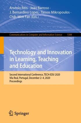 Reis / Barroso / Fan |  Technology and Innovation in Learning, Teaching and Education | Buch |  Sack Fachmedien