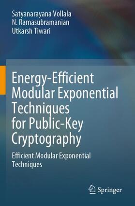 Vollala / Tiwari / Ramasubramanian |  Energy-Efficient Modular Exponential Techniques for Public-Key Cryptography | Buch |  Sack Fachmedien
