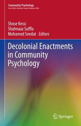 Kessi / Seedat / Suffla |  Decolonial Enactments in Community Psychology | Buch |  Sack Fachmedien