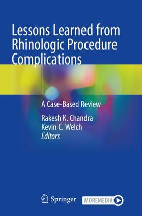 Welch / Chandra |  Lessons Learned from Rhinologic Procedure Complications | Buch |  Sack Fachmedien
