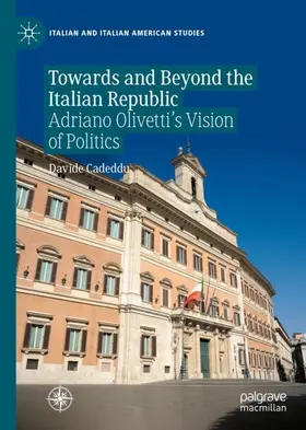 Cadeddu |  Towards and Beyond the Italian Republic | Buch |  Sack Fachmedien