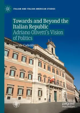 Cadeddu |  Towards and Beyond the Italian Republic | Buch |  Sack Fachmedien