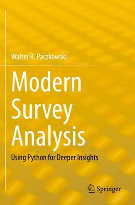 Paczkowski |  Modern Survey Analysis | Buch |  Sack Fachmedien