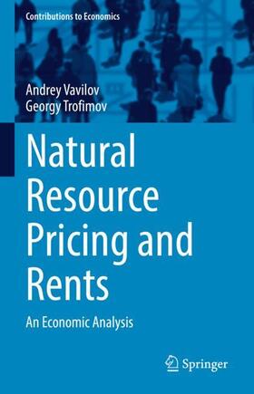 Trofimov / Vavilov |  Natural Resource Pricing and Rents | Buch |  Sack Fachmedien
