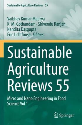 Maurya / Gothandam / Lichtfouse |  Sustainable Agriculture Reviews 55 | Buch |  Sack Fachmedien