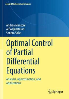 Manzoni / Salsa / Quarteroni |  Optimal Control of Partial Differential Equations | Buch |  Sack Fachmedien