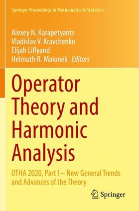 Karapetyants / Malonek / Kravchenko |  Operator Theory and Harmonic Analysis | Buch |  Sack Fachmedien