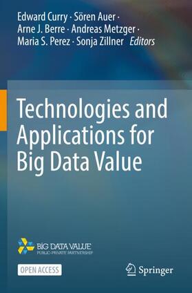 Curry / Auer / Zillner |  Technologies and Applications for Big Data Value | Buch |  Sack Fachmedien