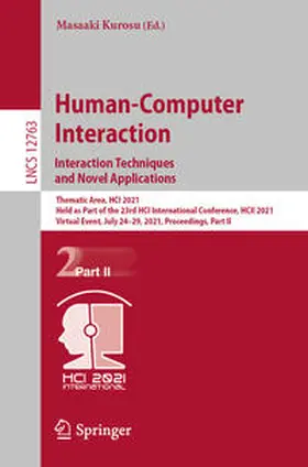 Kurosu | Human-Computer Interaction. Interaction Techniques and Novel Applications | E-Book | sack.de